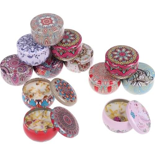 8pcs/4pcs Soy Wax Scented Candles Ethnic Style Fragrance Candles For Travel Home Wedding Birthday Party Decoration Christmas