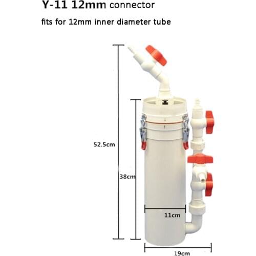 DIY Fish Tank Filter Prefilter Unpowered Front Filter Sterilize Aquarium Filter Bucket