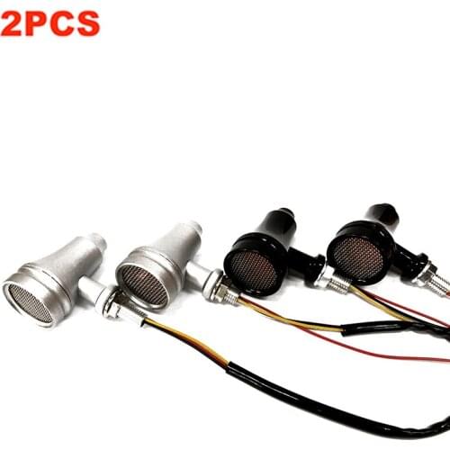 Car Styling Motorbike Motorcycle Horn Mesh Turn Signal Light Indicators Sequential Blinkers Flashers Lights Lamp Car Accessories