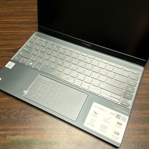 High Clear TPU laptop Keyboard Cover skin For Asus ZenBook 14 UX425JA UX425 UX 425 / Asus ZenBook 13 UX325JA UX 325 UX325 2020