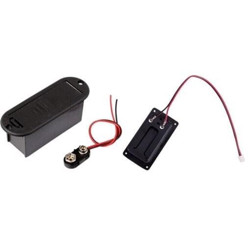9V Battery Holder Case for Active Guitar Bass Pickup & Active Bass Guitar Pickup 9V Battery Boxs