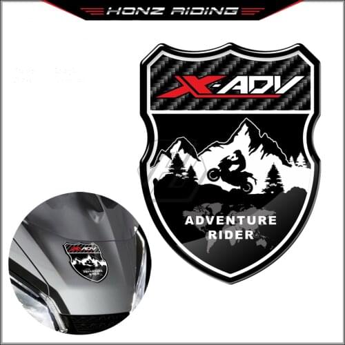 For HONDA X-ADV XADV 150 250 300 750 Adventure Rider Decals 3D Motorcycle Shield Sticker