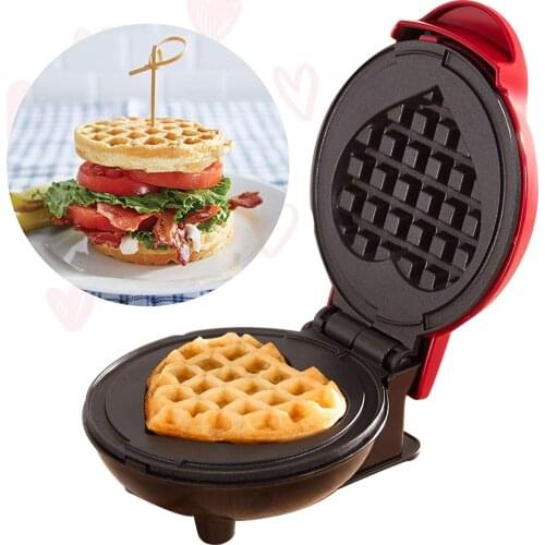 220VMini electric Waffles Maker Bubble Egg Cake Oven Breakfast Waffle Machine Egg Cake Oven Pan Eggette Machine Waffle Pot