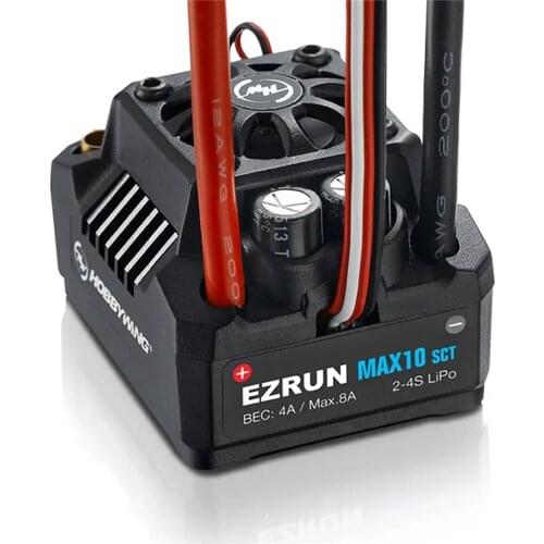 Hobbywing EZRUN MAX10-SCT 120A Waterproof Brushless ESC for 1/10 RC Car Truck