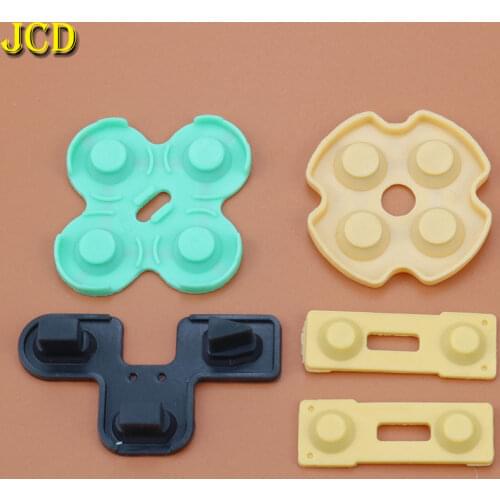 JCD 1Set Silicone Rubber Conductive Pads Buttons Touches For Sony Playstation 2 Controller for PS2 Replacement Repair Parts