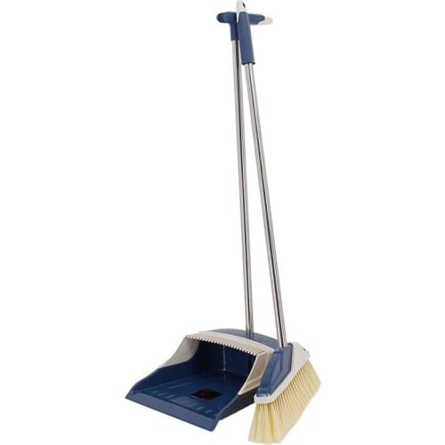Quality Broom Dustpan Set Combination Non-Slip Long Handle Dustpan Soft Bristle Sweeping Broom Multifunction Cleaning Tools Suit