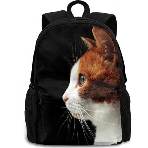 Cool 3D Cat Casual Backpacks Women Travelling Bag Teenage Boys Girls Back to School Bookbag for Children Unisex Daypack Rucksack