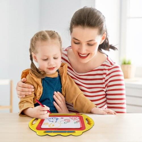Magnetic Drawing Board Toys Large Magic Painting With Magic Pen Toy Early Educational Kindergarten Reusable Graffiti Toy