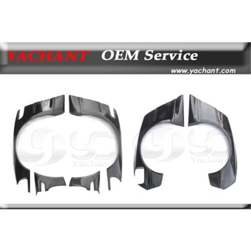 FRP Fiber Glass Front & Rear Fender 6Pcs Fit For 98-05 E46 3 Series & M3 Coupe GP PD RB Style Over Fender Flares