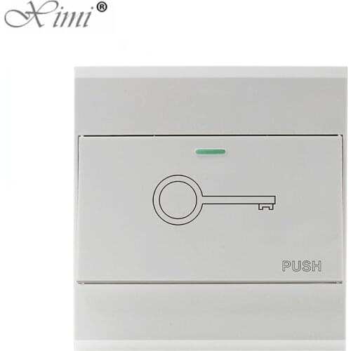 Door Exit Switch Release Push Button Switch COM NO NC pins Switches with copper material for Door Lock Access Control System