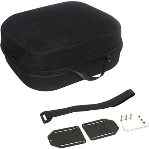 Portable Handbag Storage Bag Carry Case Box Bag with PLA Lock Mount Hanging Buckle for RC Remote Control Transmitter Quadcopter