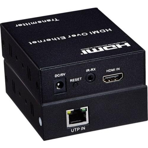 PUZHIJIE HDMI Extender over TCP IP FUll HD 1080P via UTP STP Cat5/5e/Cat6 by Rj45 120M HDMI Transmitter Receiver HDMI splitter