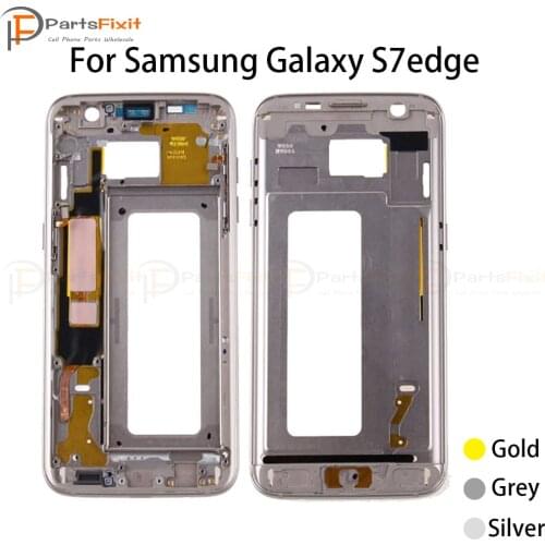 LCD Bezel Frame Plate Middle Bezel Frame Front Housing LCD Bezel for Galaxy S7edge G935