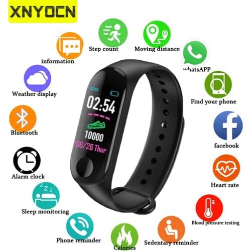 Xnyocn 2020 Smart Watch Women Men Bluetooth Connect Heart Rate Blood Pressure Monitor Sport Smart Wristband For Xiaomi Android