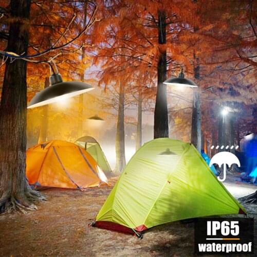 LED Solar Pendant Light Outdoor Garden Hanging Lamp with Adjustable Solar Panel for Home Patio Yard Driveway