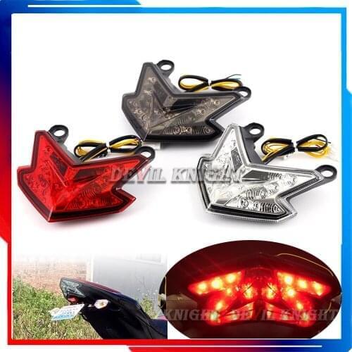 LED Tail Brake Light Turn Signal For KAWASAKI Z125 2016-2017, Z800/ NINJA ZX-6R 2013-2017 Motorcycle Integrated Blinker Lamp