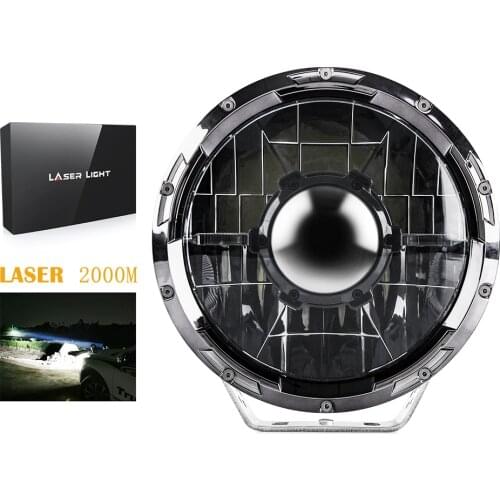 Offroad Truck Boat Suv 4Wd Ute Atv 20000 Lumens Round 7Inch Super Bright Searchlight Flood Beam Laser Car Led Headlight