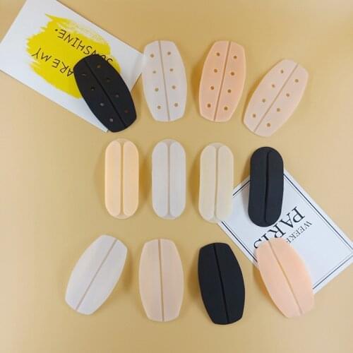 10 Pairs/lot Silicone Shoulder Pad Strap Underwear Invisible Bras Decompression