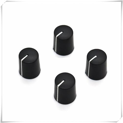 5 Pieces 15.5*17MM Plastic Half-Shaft Hole Knobs Suitable For D-Axis 6MM Potentiometer Encoder Adjustment Knob Cap