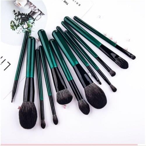 12 Pcs Makeup Brush Suits Profession Contour Foundation Powder Highlight Eyeshadow Eyebrow Concealer Lips Eyeliner Make Up Tool