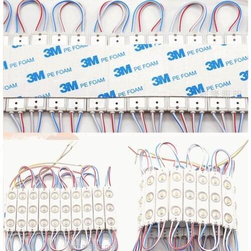 12V waterproof 2835 3LEDs 1.5W Injection molding LED Module high lumen super bright led modules lighting
