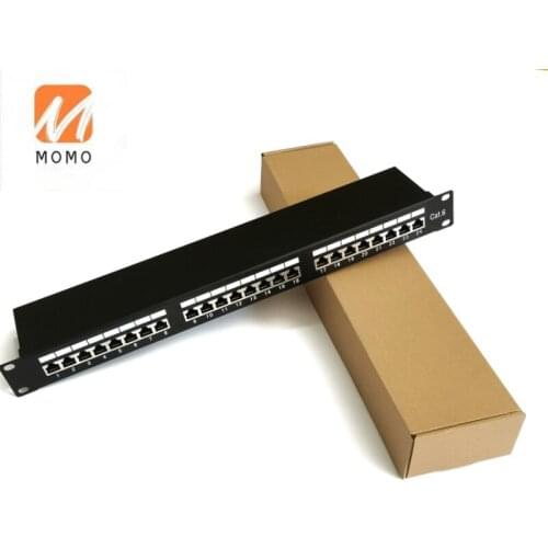 Cable manager 19-inch rack can free collocation with six super five types of shielding 24 distribution frame