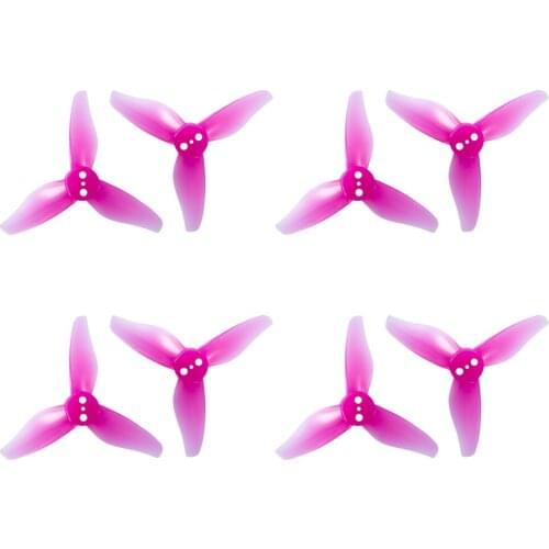 4Pairs GEMFAN Hurricane 2023 2x2.3 2 Inch 3-Paddle PC Propeller with 1mm/1.5mm Holes for 1105-1108 Motor for FPV Racing Drone