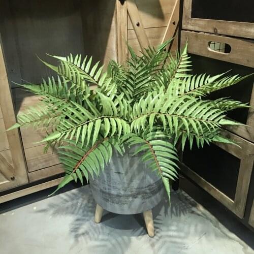 60CM Fern Leaf Artificial Plants Wedding Jungle Decoration Garden Aesthetic Room Decor Bonsai Plante Artificielle Accessories