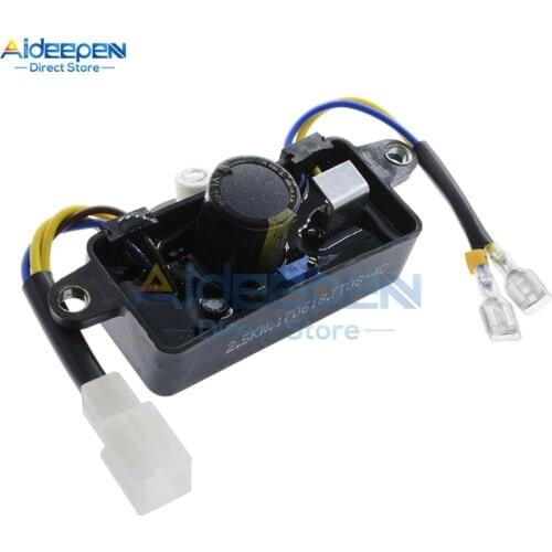 Automatic Electric Voltage Rectifier Regulator For Single Phase 2KW-3KW Chinese Gasoline Generator Spare Parts AVR 110*38*35mm