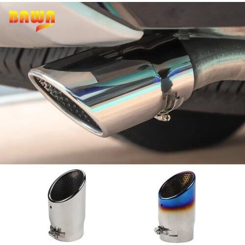 BAWA Car Rear Tail Exhaust Pipe Stainless Steel for Toyota 4Runner 2018+ Car Exhaust Tip Tube