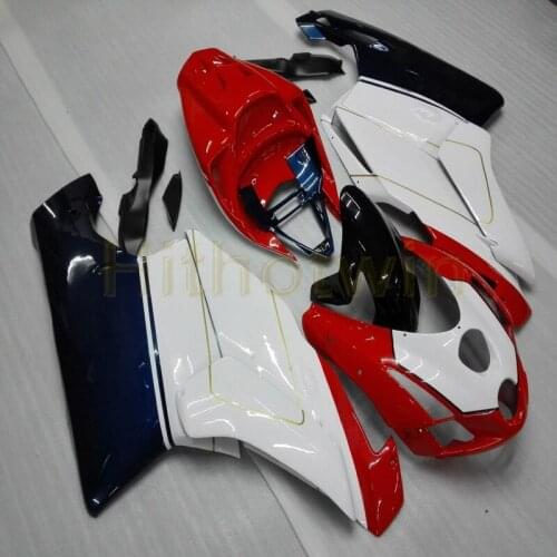 Bolts+Custom red white black Motorcycle article for 749 999 2003 2004 ABS fairing