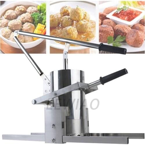 Wholesale Price Commercial Manual Stainless Steel Meatball Forming Machine Mini Hand Press Vegetable Ball Making Machine
