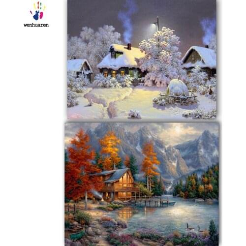 DIY colorings pictures by numbers with colors Beautiful sea color picture drawing painting by numbers framed Home