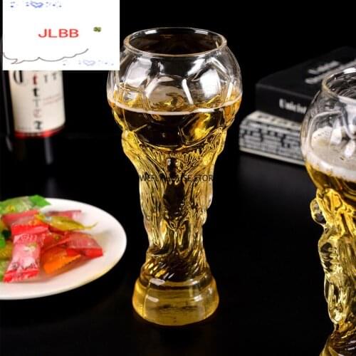 Creative Glass Cup Bar Crystal Water Whiskey Wine Drinking The Football Cup Design Glass Wine Beer Cup 450ml