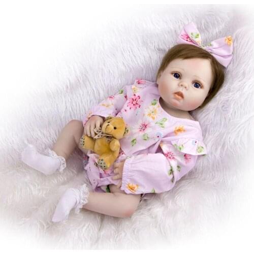 57cm Bebes Reborn Dolls Realistic newborn baby Doll soft full body silicone Boneca reborn toddler lol doll Surprice gift
