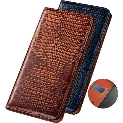 Lizard Real Leather Magnetic Attraction Holster Card Holder Case For Xiaomi Mi11X Pro/Xiaomi Mi11X Phone Bag Stand Funda Capa