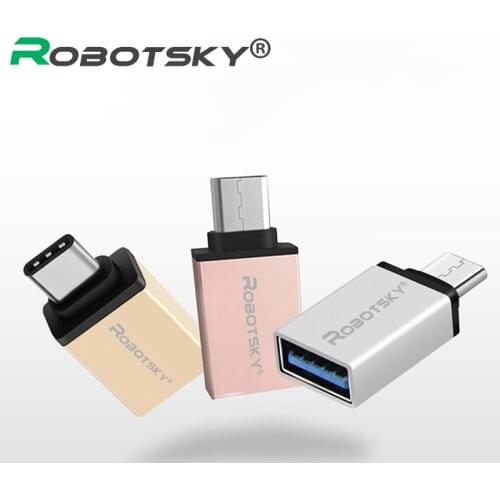 Metal Type C Adapter Male to USB 3.0 Female Converter Type-c to OTG USB3.0 data cable for Google Macbook Chromebook Oneplus