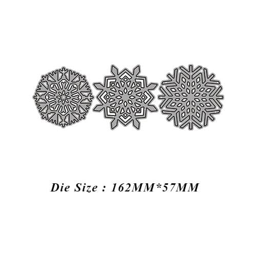 JMCRAFT Cute Snow Flake Metal Cutting Dies for DIY Scrapbook Handmade Paper Craft Metal steel Template Merry Christmas Dies