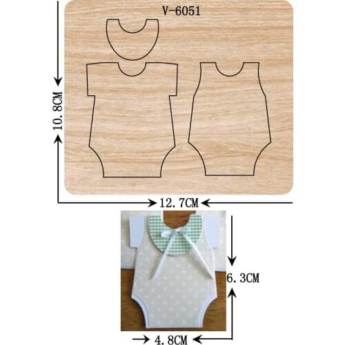 New clothes wooden dies cutting dies for scrapbooking Multiple sizes V-6051
