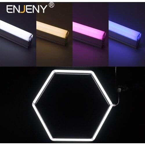 STC202 New design auto care products use for car coating shop popular in Germany hexagon led panel light