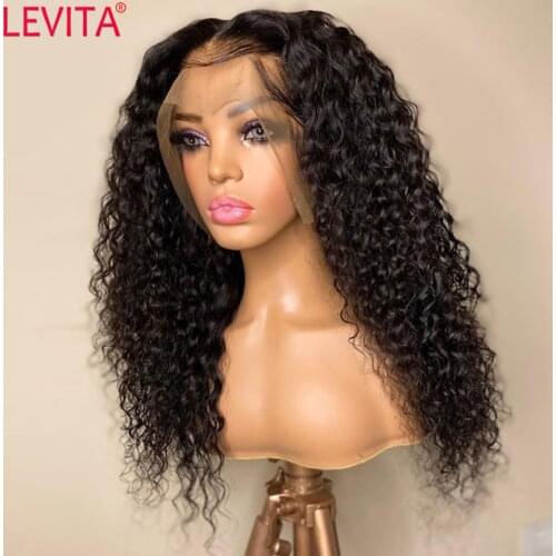 28 30 inch long hair wig 4x4 lace closure wig kinky curly human hair wig Brazilian lace front human hair wigs for black women