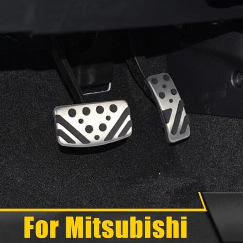 For Mitsubishi Eclipse Cross 2018 2019 ASX LANCER EX Outlander 2013-2018 AT/MT Accelerator Brake Pedal Clutch Pedals Covers