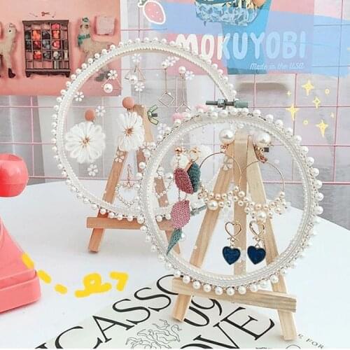 Creative Lace Jewelry Storage Rack Earring Insert Display Stand Lady Jewelry Storage Organizer Girl Gift Large Jewelry Holder