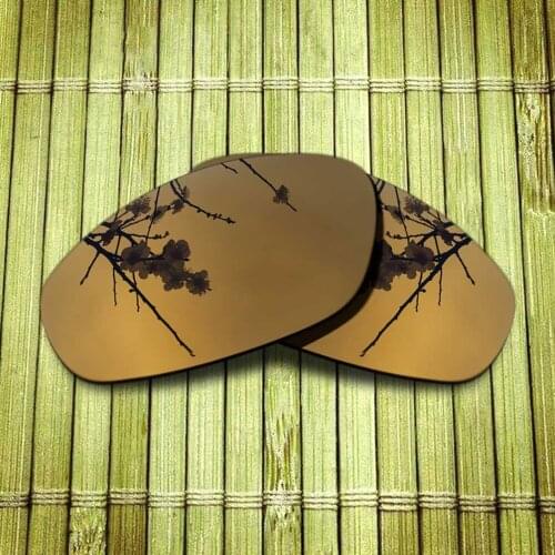 Polarized Replacement Lense For-Oakley Whisker Sunglasses Frame True Color Mirrored Coating - Copper Color Options