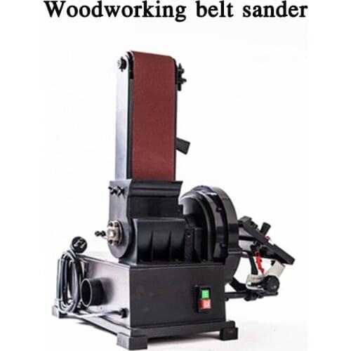 Woodworking Belt Sand Disc Machine Automatic Chip Removal 4X8 Dust Suction Multi-Angle Grinding Induction Sanding Machine 220V