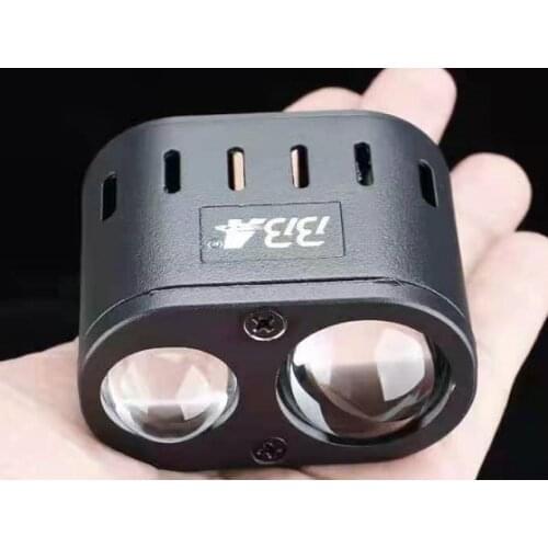 TAOCHIS Bi LED Projector White And Yellow With Low High Beam Lens Waterproof For Car Truck Motorcycle Fog Light Lens 3000k 6000K