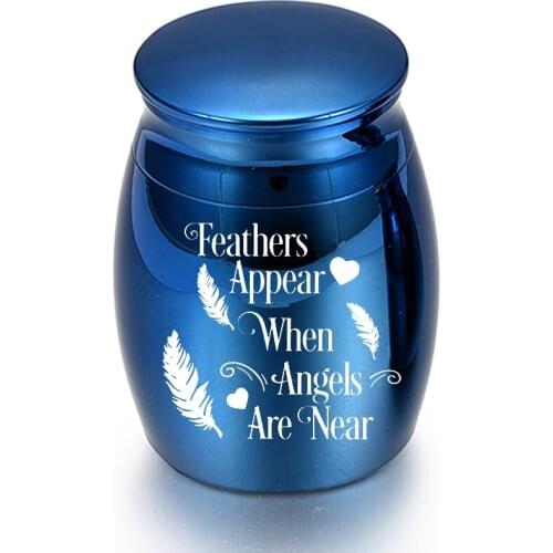 5 Colors Aluminum Alloy Cremation Urn For Ashes Pet Keepsake Casket Mini Memorials Jars To Humans/Pets