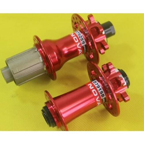 4 IN 1 NOVATEC D791SB D792SB J-hook MTB Bike Thru Hubs Bicycle red black front 100*15mm rear 142*12mm cyclocross