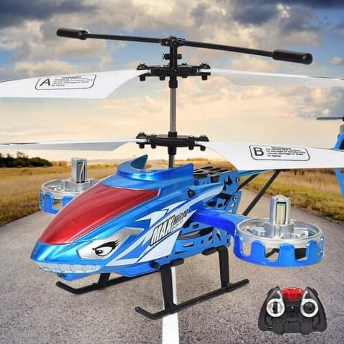 Alloy helicopter 2.4G Radio Remote Control Aircraft with LED Lights Electric RC Drone Quadcopter Model Gifts Toys for Children