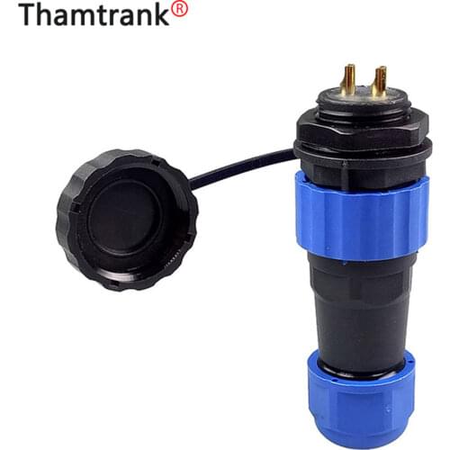 1 Set SP20 Waterproof Aviation Connector 2/3/4/5/6/7/8/9/12 Pins IP68 20mm Circular Power Cable Male Plug Female Jack Socket